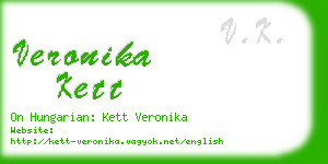 veronika kett business card